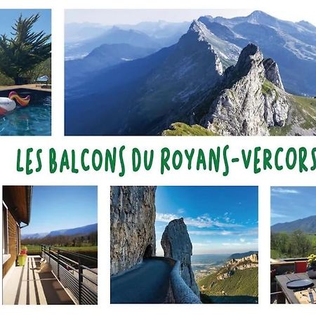 Balcons Du Royans.Logement Entier Piscine Сен-Жан-ан-Руаян Екстер'єр фото